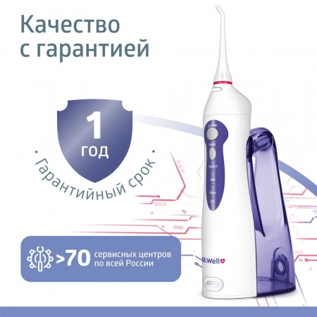 Ирригатор полости рта B.Well WI-911 с увеличенной емкостью 330 мл купить в Ярославле